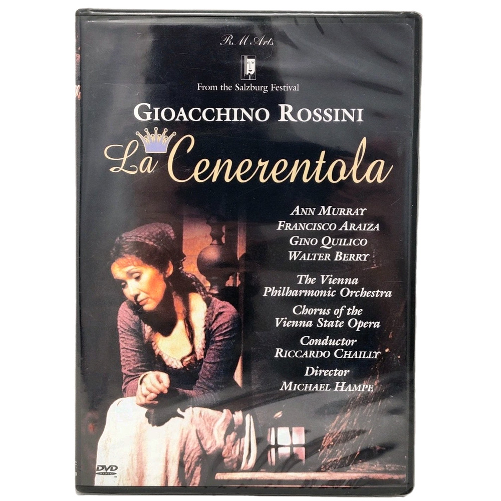 La Cenerentola DVD Opera Live Performance 1988 Saltzburg Ann Murray New Sealed